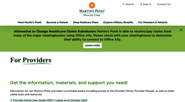 forproviders.martinspoint.org