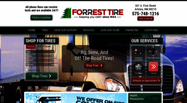forresttire.com
