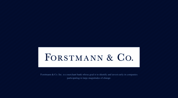 forstmanncompany.com