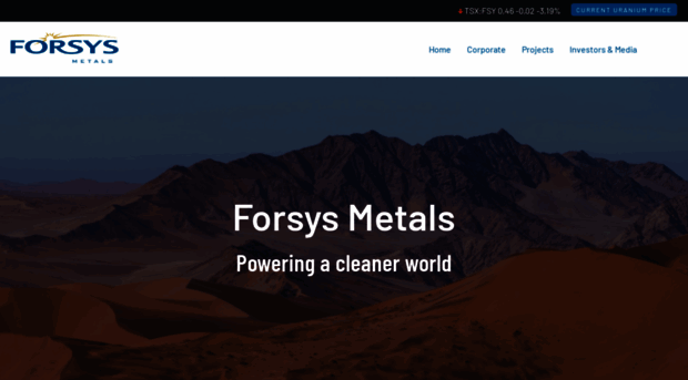 forsysmetals.com