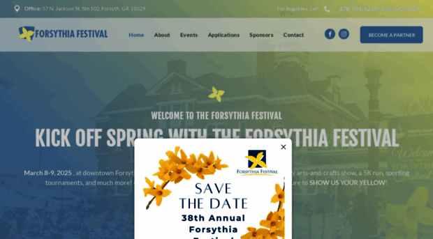 forsythiafestival.com