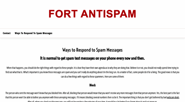 fortantispam.com