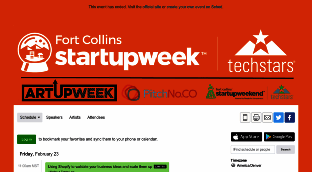 fortcollinsstartupweek2018.sched.com