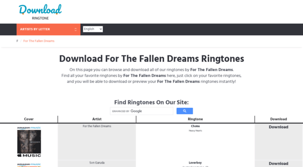 forthefallendreams.download-ringtone.com