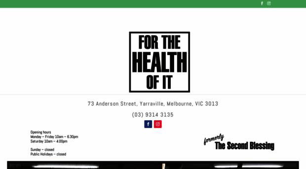 forthehealthofit.com.au