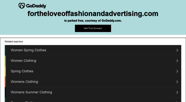 fortheloveoffashionandadvertising.com