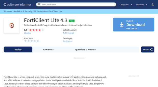 forticlient-lite.software.informer.com