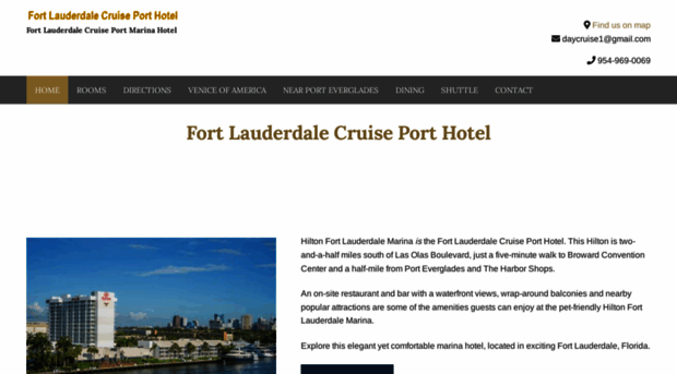 fortlauderdalecruiseporthotel.com