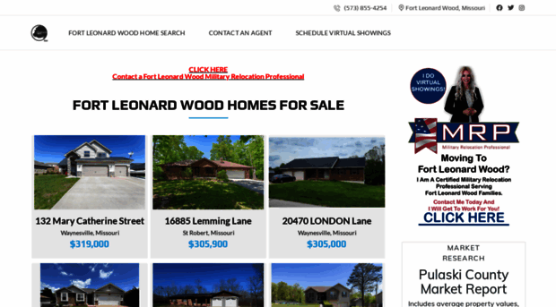 fortleonardwoodhomesforsale.com