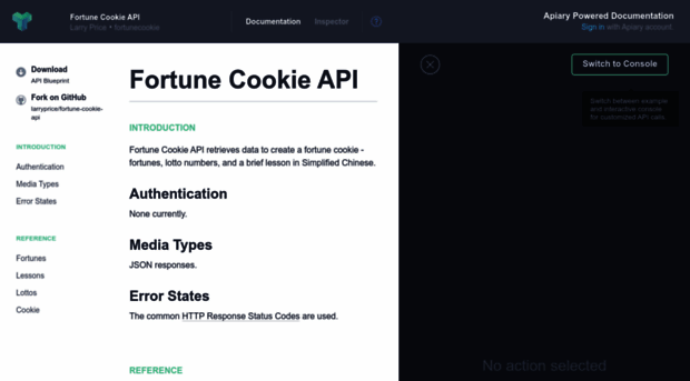 fortunecookie.docs.apiary.io