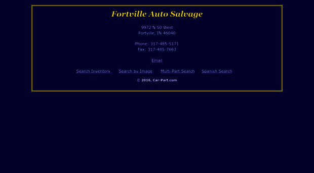 fortvilleautosalvage.com