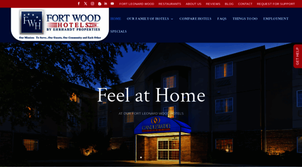 fortwoodhotels.com