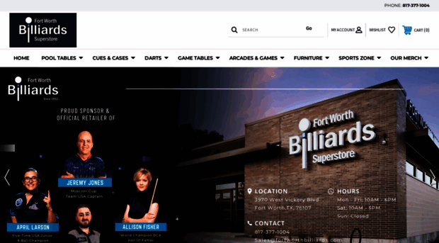 fortworthbilliards.com