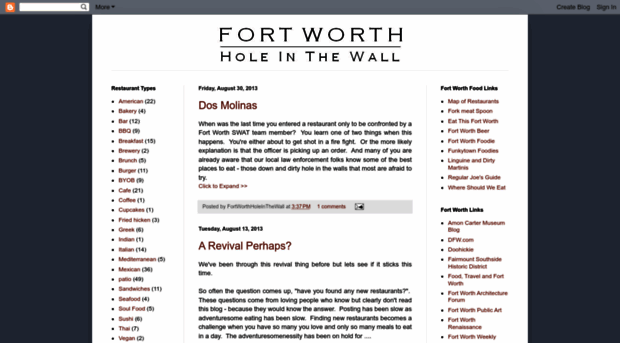 fortworthholeinthewall.blogspot.com