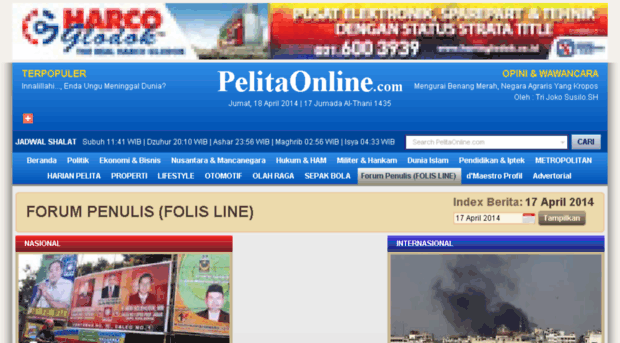 forum-penulis-folis-line.pelitaonline.com