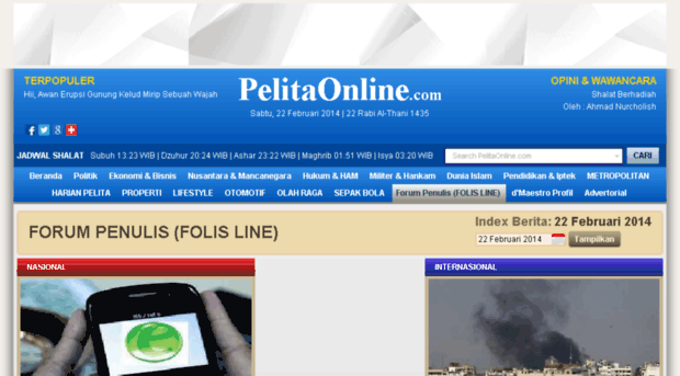 forum-penulis-pelitaonline-folis-line.pelitaonline.com