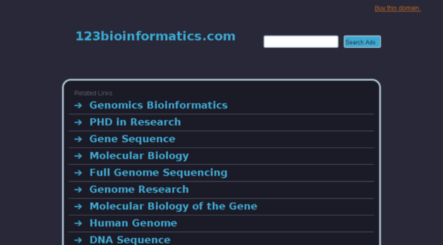 forum.123bioinformatics.com