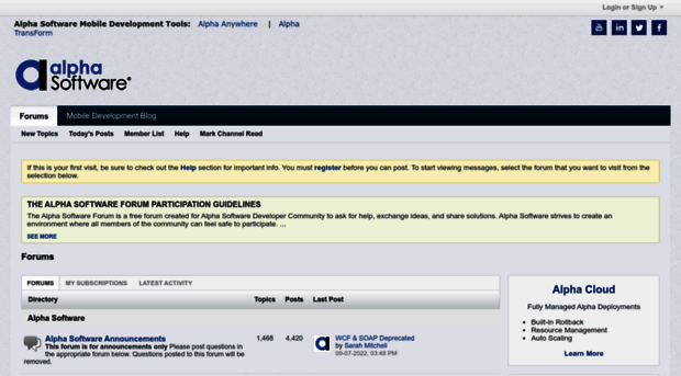 forum.alphasoftware.com