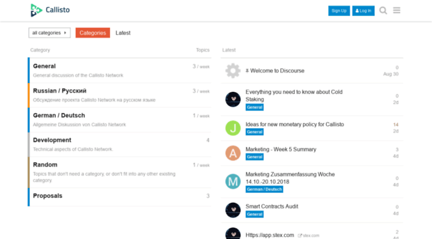forum.callisto.network