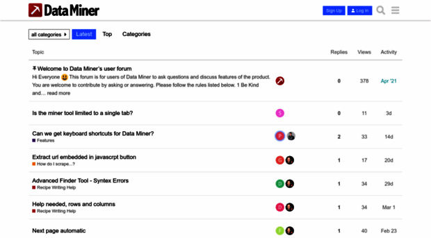 forum.dataminer.io