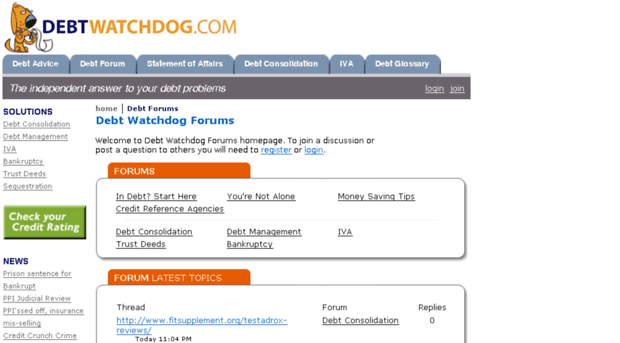 forum.debtwatchdog.com