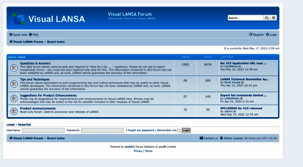 forum.developer.lansa.com