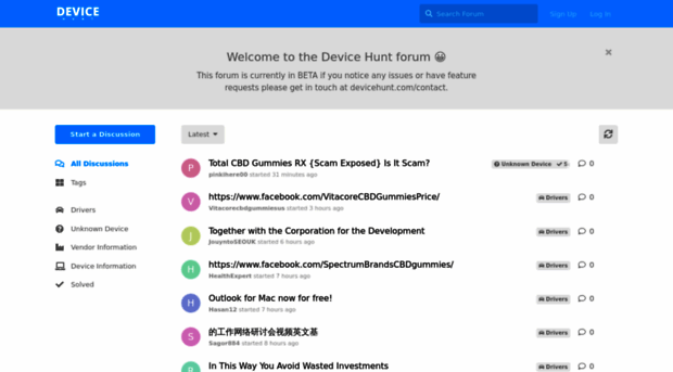 forum.devicehunt.com