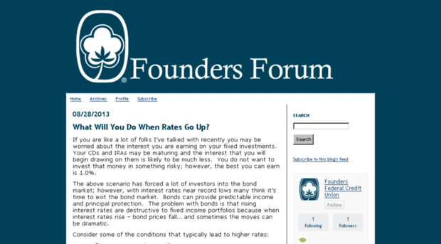 forum.foundersfcu.com