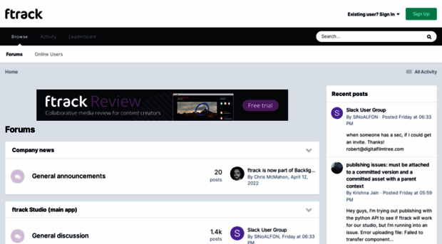 forum.ftrack.com