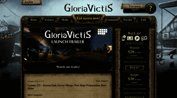 forum.gloriavictisgame.com