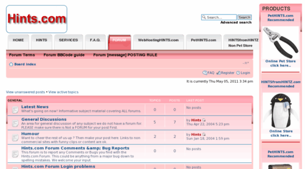 forum.hints.com