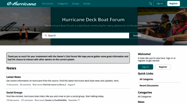 forum.hurricaneboats.com