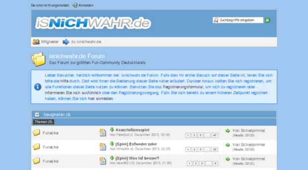 forum.isnichwahr.de