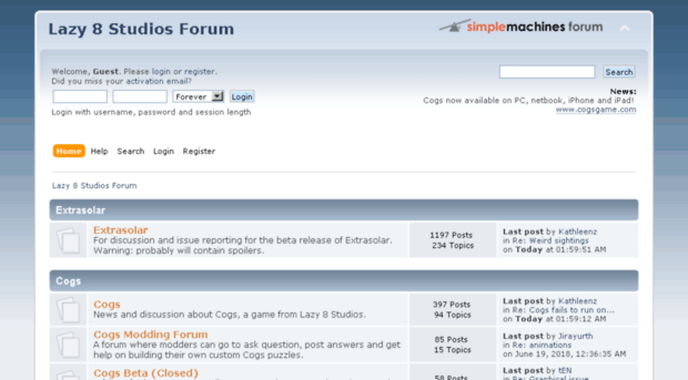 forum.lazy8studios.com