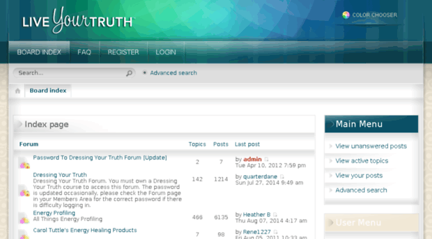 forum.liveyourtruth.com