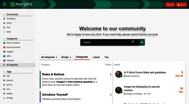 forum.manjaro.org