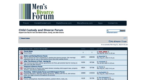 forum.mensdivorce.com