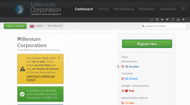 forum.millenium-corp.fr