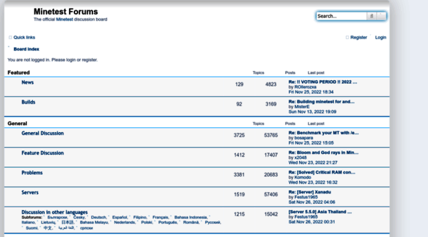 forum.minetest.net