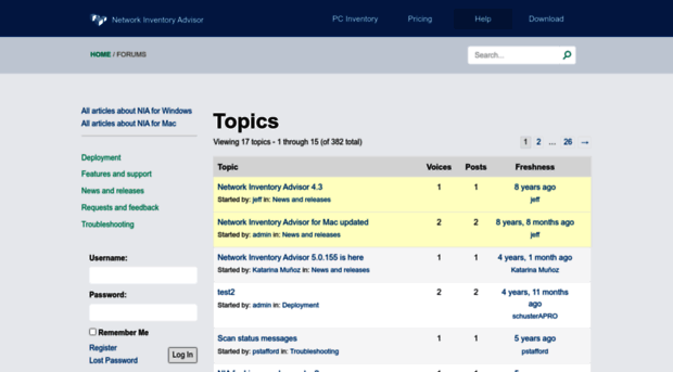 forum.network-inventory-advisor.com