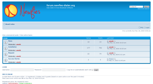 forum.newfies-dialer.org