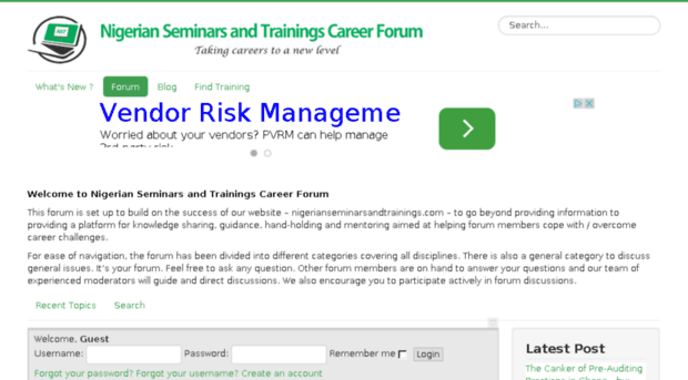 forum.nigerianseminarsandtrainings.com