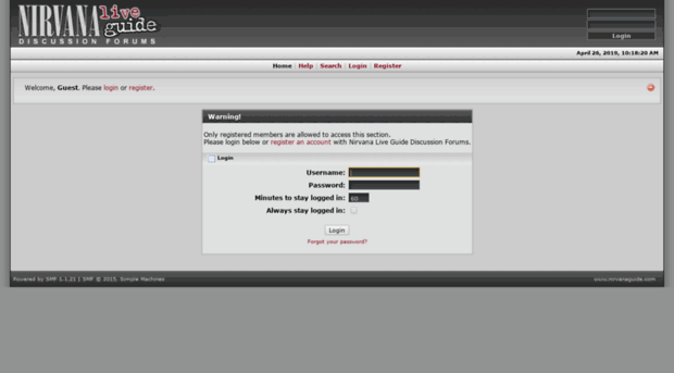 forum.nirvanaguide.com