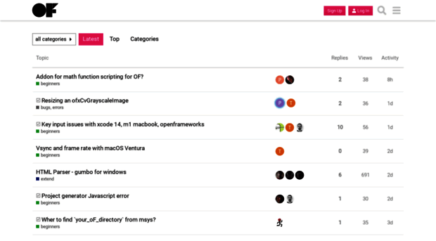 forum.openframeworks.cc