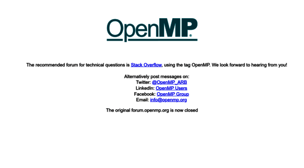 forum.openmp.org