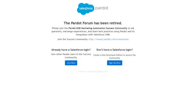 forum.pardot.com