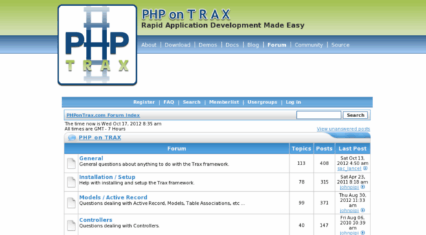 forum.phpontrax.com