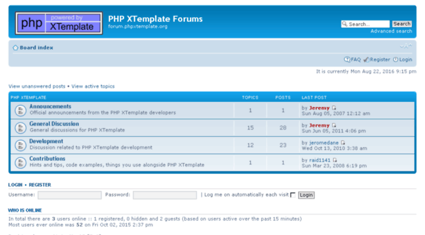 forum.phpxtemplate.org