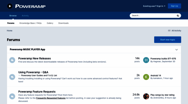 poweramp forums