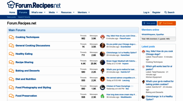 forum.recipes.net
